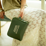 The Green Maison Clutch Bag