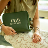 The Green Maison Clutch Bag